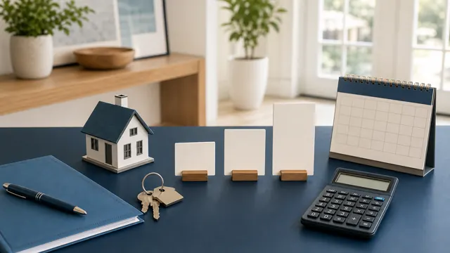 House model, calculator and three-stage payment cards illustrating a temporary mortgage buydown