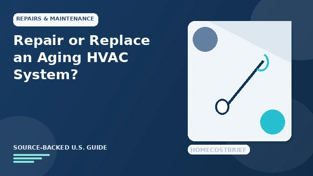 Repair or Replace an Aging HVAC System? guide illustration