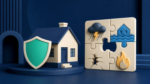 Common Homeowners Insurance Exclusions and Coverage Gaps guide illustration