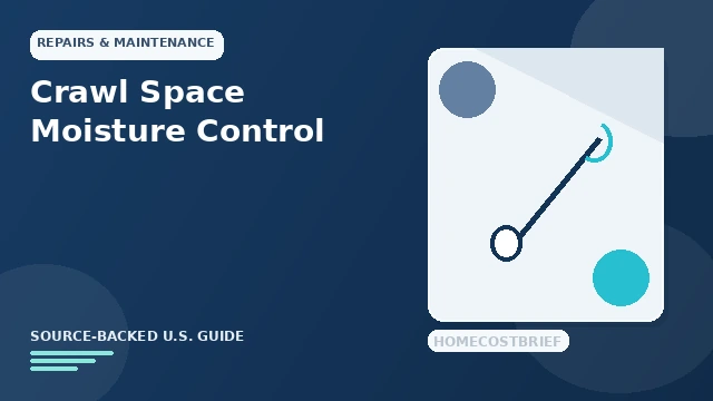 Crawl Space Moisture Control guide illustration
