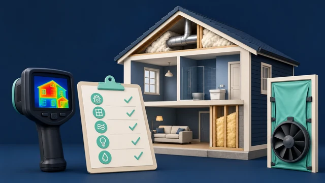 Home Energy Audit Guide: What an Assessment Checks guide illustration