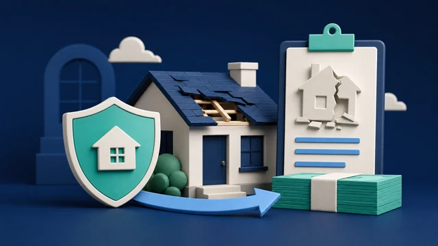 How a Homeowners Insurance Claim Works: From Damage to Payment guide illustration