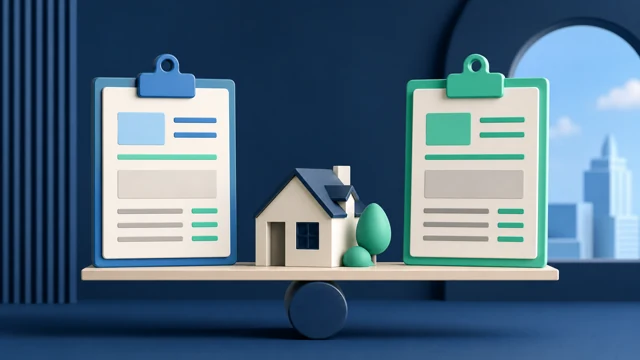 Loan Estimate vs. Closing Disclosure guide illustration