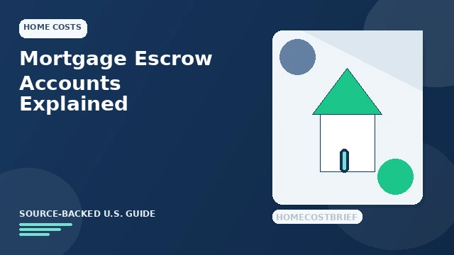 Mortgage Escrow Accounts Explained: Taxes, Insurance, Shortages and Surpluses guide illustration