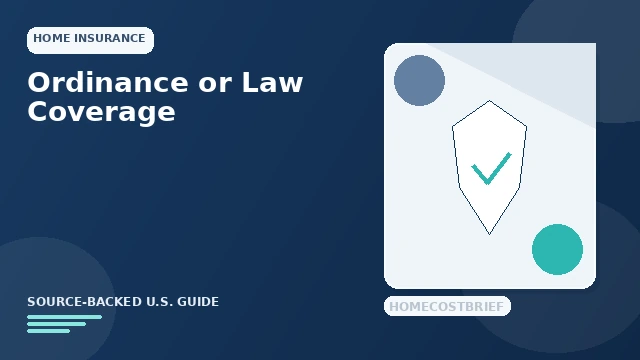 Ordinance or Law Coverage guide illustration