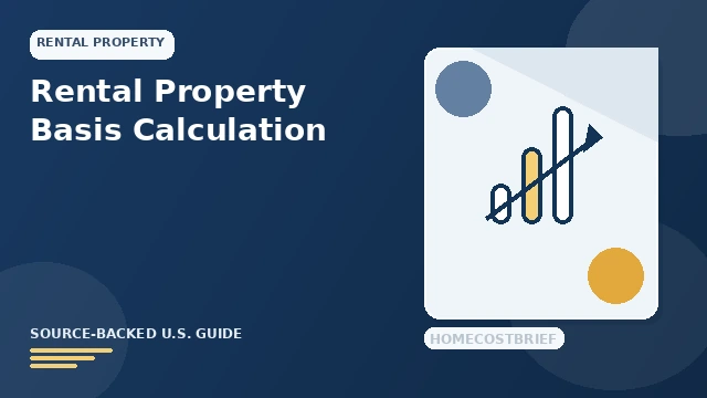 Rental Property Basis Calculation guide illustration