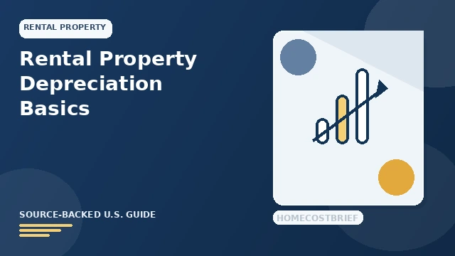 Rental Property Depreciation Basics: Building, Land, Basis and Improvements guide illustration