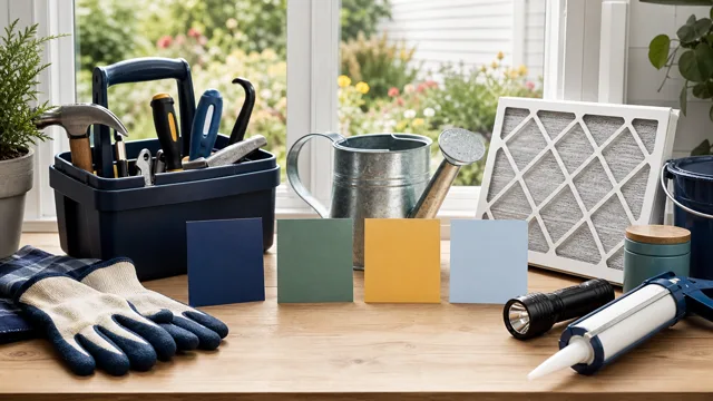 Seasonal home maintenance calendar and checklist