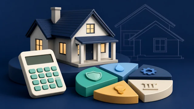 The Total Monthly Cost of Owning a Home guide illustration